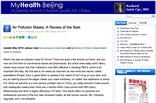 Feature on My Health Beijing Press